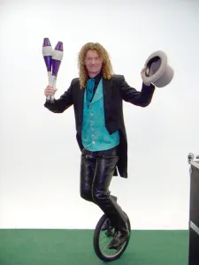 Circus Entertainment for your next event including Juggling, Stilt Walking, Unicycle or combo of the above